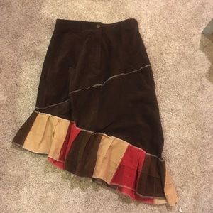 funky, asymmetrical skirt!
